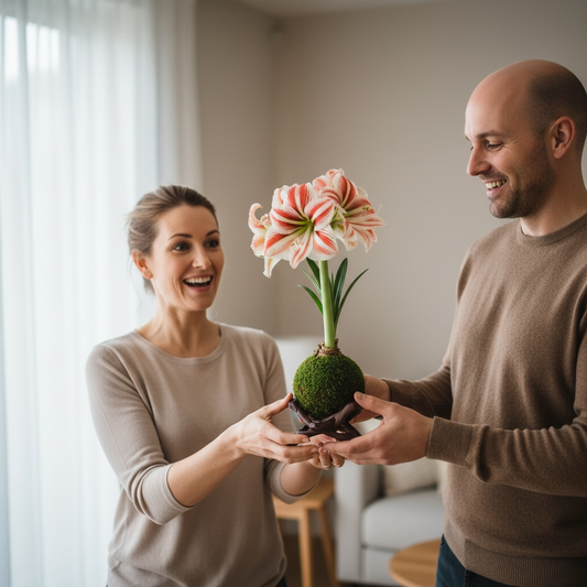 Amaryllis | Moss Ball Kokedama