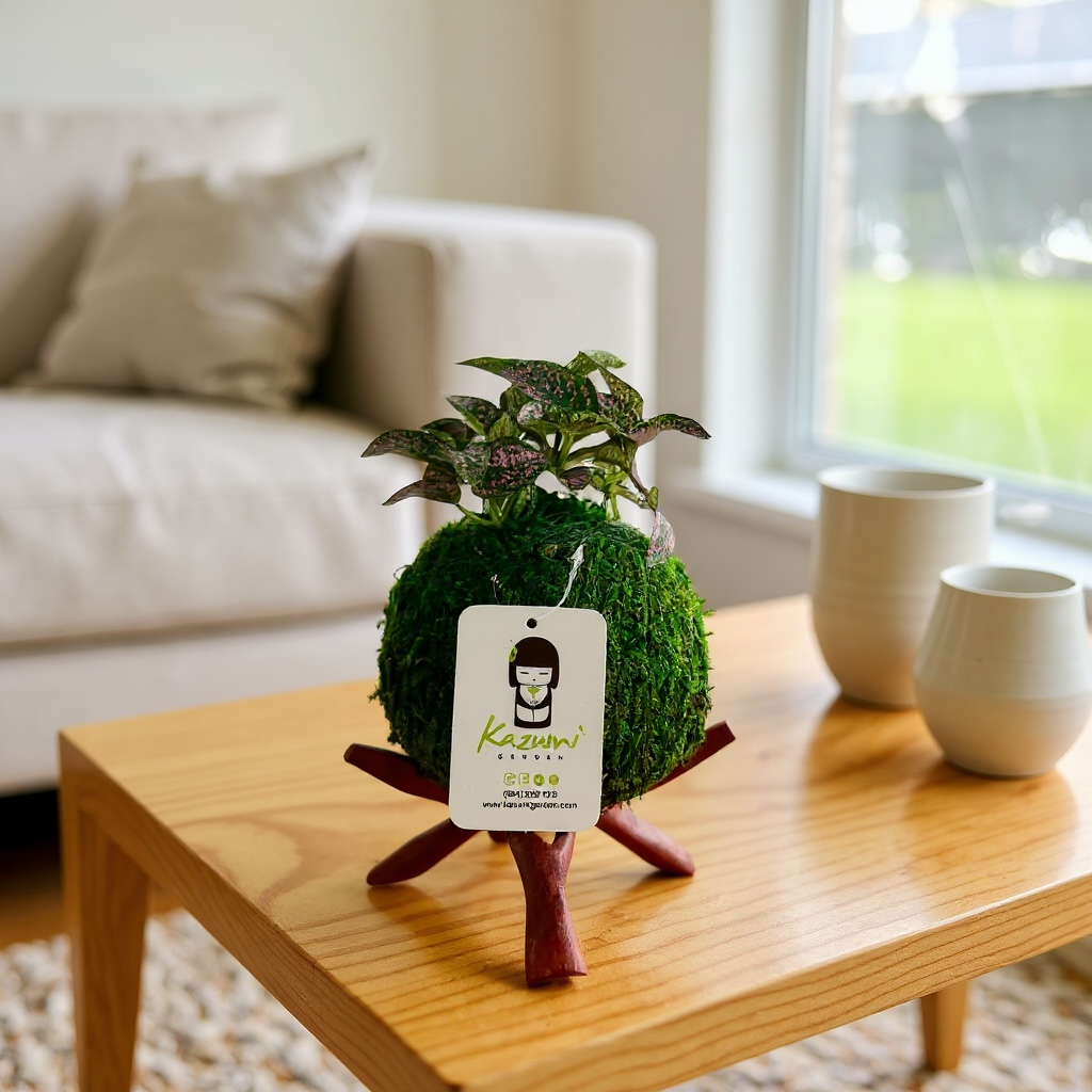Hypoestes (Assorted Colors) | Moss Ball Kokedamas